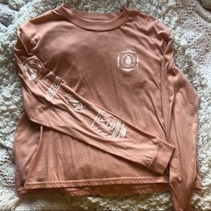 Volcom long sleeve crop